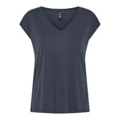 Pieces Dámske tričko PCKAMALA Comfort Fit 17095260 Ombre Blue (Veľkosť S)