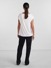 Pieces Dámske tričko PCKAMALA Comfort Fit 17095260 Bright White (Veľkosť S)