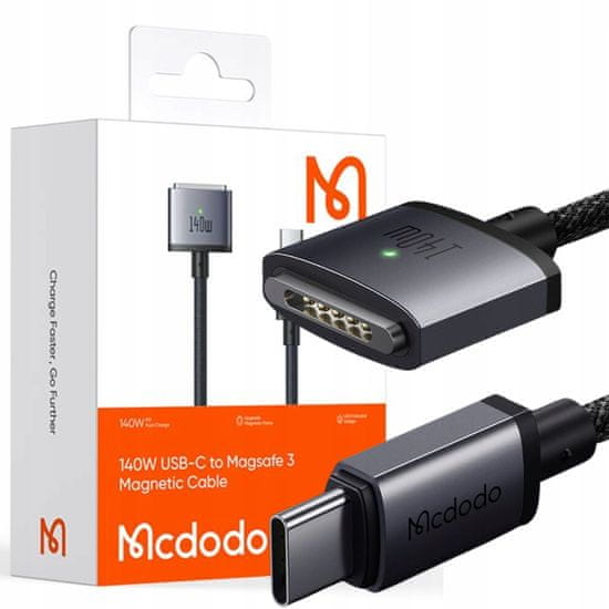 Mcdodo Mcdodo USB-C Magsafe 3 140W 2M kábel pre Macbook CA-1470