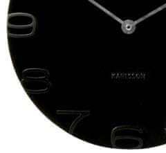 Karlsson Nástenné hodiny 5311BK, On The Edge, 42 cm