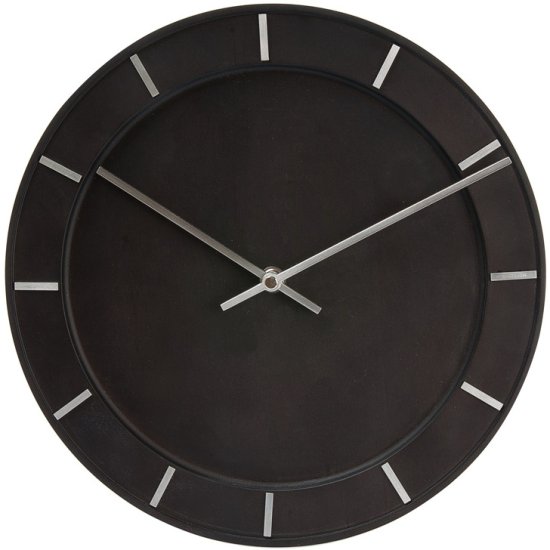 Karlsson Nástenné hodiny 5400BK Pure Black 29cm
