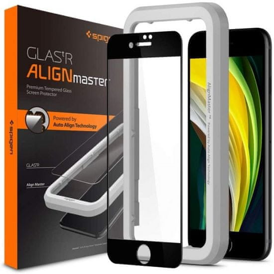 Spigen AlignMaster FC, black - iPhone SE (2022/2020)/8/7, AGL01294