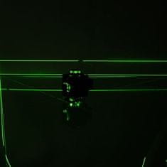 18763 16riadkový 360-stupňový laserový nivelačný prístroj, čierny 15932