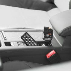 Peiying Vysielač do auta s funkciou bluetooth (2x USB porty), čierny URZ0465-3