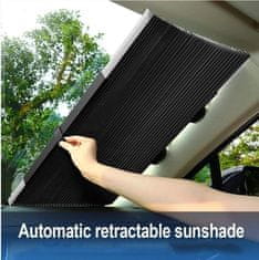 Univerzálna rozťahovacia slnečná UV clona do auta (1 ks, 155 cm x 65 cm) | GLADESHADE 