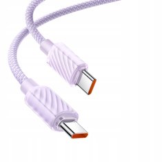 Mcdodo Mcdodo Výkonný superrýchly USB-C Pd 100W 1,2M fialový kábel CA-3672