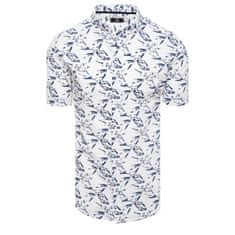 Dstreet Pánske tričko s krátkym rukávom LEGA biele kx1029 XL