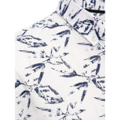 Dstreet Pánske tričko s krátkym rukávom LEGA biele kx1029 XL