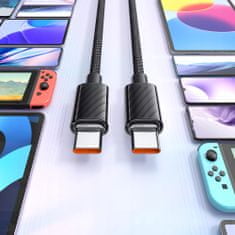 Mcdodo Kábel USB-C, Výkonný, Superrýchly, Mcdodo, 100W, 2M, fialový CA-3655