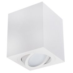 LUMILED 3x Prisadené štvorcové halogénové svietidlo AMAT-L 115mm + 3x LED žiarovka GU10 6W = 60W 580lm 6500K Studená biela