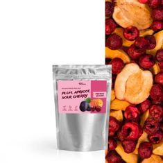 lyofilizované ovocie - Slivka, marhuľa a višňa - 20g