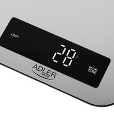 Adler Kuchynská váha INOX - LED - veľká