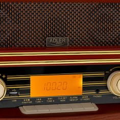 Adler Retro rádio s Bluetooth
