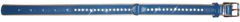 WAUDOG Obojok s prémiovými kryštálmi modrý 21-27 cm, šírka: 15 mm modrá