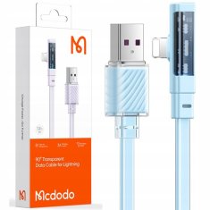 Mcdodo Mcdodo USB Lightning vysokorýchlostný kábel 36W 1,2M modrý CA-3412