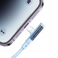 Mcdodo Kábel pre iPhone, uhlový, výkonný, superrýchly, Mcdodo, 36 W, 1,8 m, modrý CA-3415