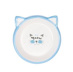 RECORD Keramická miska pre mačku MIAO modrá malá