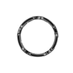 Morellato Nadčasový čierny prsteň z ocele Catene SATX250 (Obvod 61 mm)