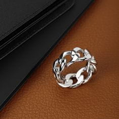 Morellato Luxusný oceľový prsteň Catene SATX260 (Obvod 61 mm)
