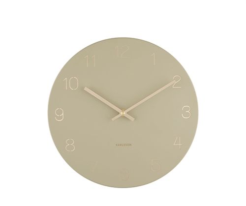 Karlsson Nástenné hodiny KA5788OG Charm Engraved Numbers, 30 cm