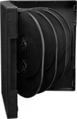 Cover IT box na 10ks DVD médií/ 33mm/ černý/ 5pack