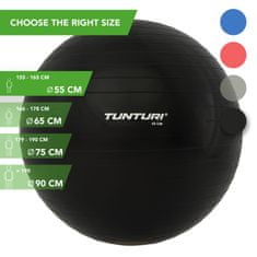 Tunturi Gymnastická lopta 90 cm čierna