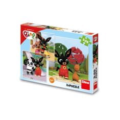 Dino Toys Puzzle 3x55 Bing si hrá