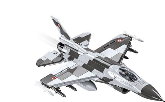 Cobi Armed Forces F-16C Fighting Falcon PL, 1:48, 415 kociek, 1 figúrka