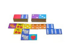 Mikro Trading Papierové domino s obrázkami 28 kusov v krabici