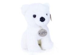 Rappa Plyšový biely medveď 18 cm