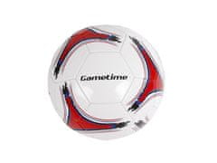Mikro Trading Futbalová lopta Gametime biela 260-280 g