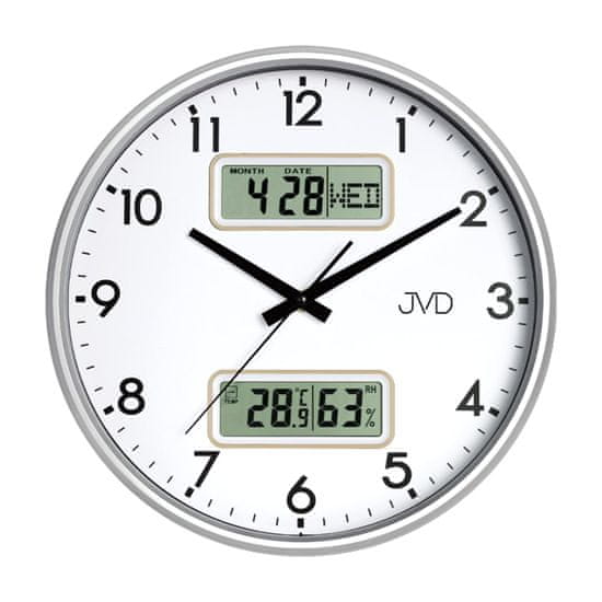 JVD Nástenné hodiny s podsvietením DH239.1, 30 cm