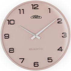 PRIM Nástenné hodiny Bloom III- A 4158.23, rúžová 35cm