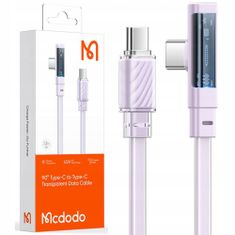 Mcdodo Mcdodo Vysokorýchlostný kábel USB-C PD 65W 1,8 m fialový CA-3454