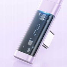 Mcdodo Kábel USB-C, hranatý, výkonný, superrýchly, Mcdodo, 100 W, 1,8 m, fialový CA-3424