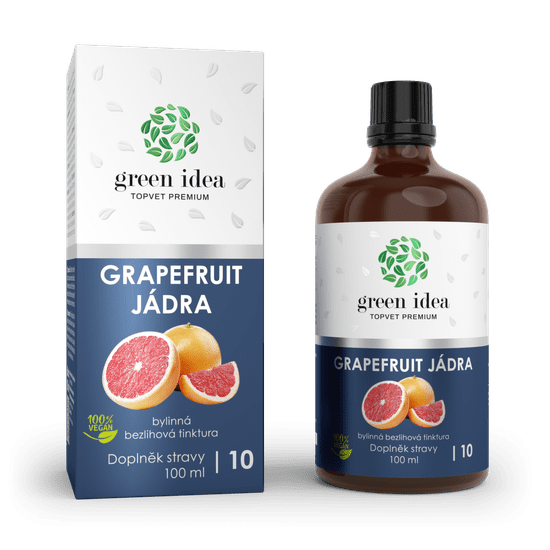 GREEN IDEA Grapefruitové jadrá - tinktúra bez alkoholu