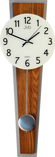 JVD Dizajnové kyvadlové nástenné hodiny NS17020 / 11, 63cm