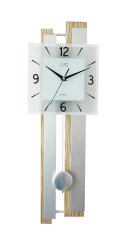 JVD Drevené kyvadlové hodiny NS19033 s plynulým chodom, 70cm