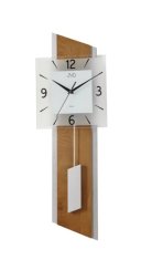 JVD Drevené kyvadlové hodiny NS19052.1 s plynulým chodom, 65 cm