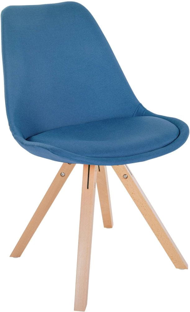 BHM Germany Jedálenská stolička Sofia II, textil, modrá