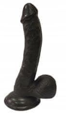 Xcock Zakrivený hrubý čierny dildo penis na prísavke