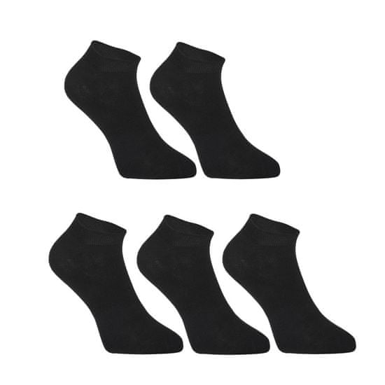Styx 5PACK ponožky nízke bambusové čierne (5HBN960)