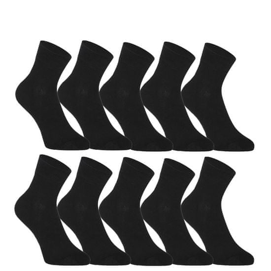 Styx 10PACK ponožky členkové bambusové čierne (10HBK960)