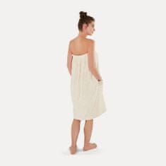 Möve Saunový bavlnený froté sarong WELLNESS, natural