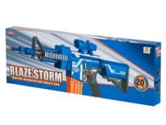 KIK KX6678 Puška s 20 penovými šípkami Blaze Storm + zásobník