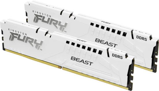 Kingston Fury Beast White 64GB (2x32GB) DDR5 6000 CL40