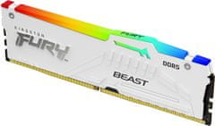 Kingston Fury Beast White RGB 32GB (2x16GB) DDR5 6000 CL36, AMD EXPO
