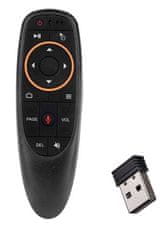 KIK Diaľkové ovládanie G10 SMART TV BOX s mikrofónom X9 čierne KX5656
