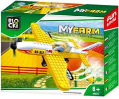 Blocki Blocki stavebnica MyFarm farma Práškovací letadlo kompatibilná 146 dielov