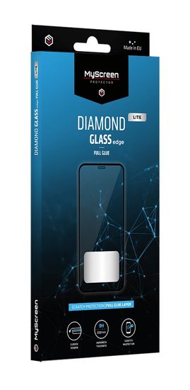 MyScreen Protector Tvrdené sklo iPhone XS Max DIAMOND LITE FullGlue čierne 96117